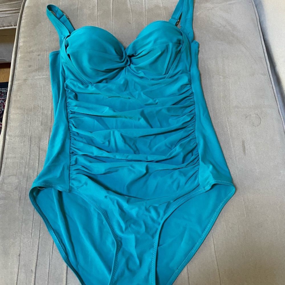 BLACK or ROYAL BlUE Size 18 “miraclesuit” bathing suit